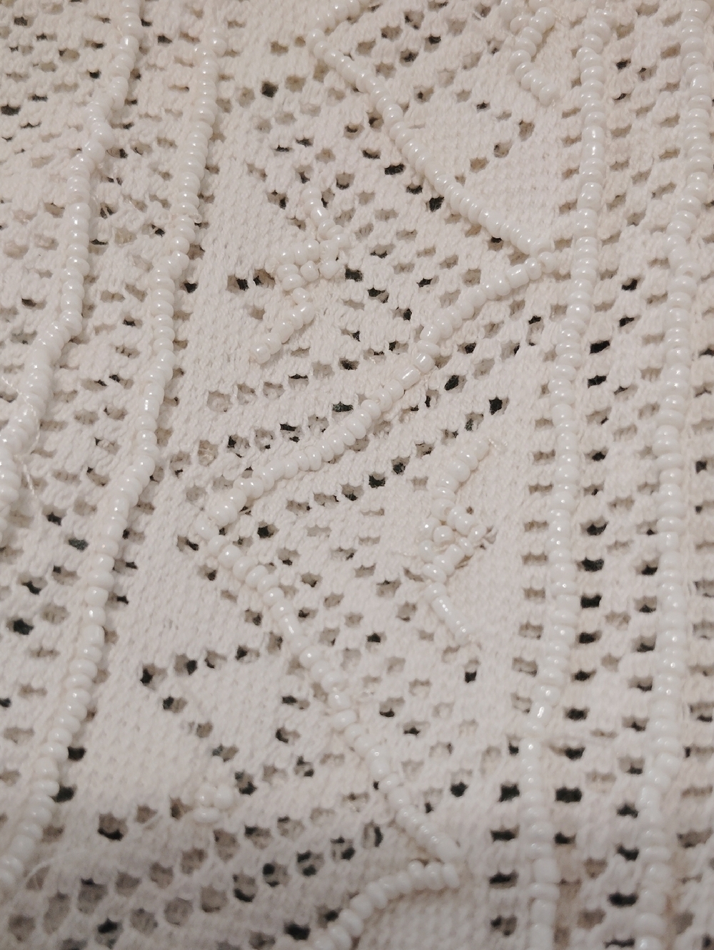 Anthropologie Maeve Boho Lace Crochet Beaded Top Excellent Pre-owned Condition - Picture 3 of 9